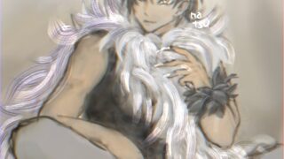 RT @natsu_eaka1: 🐺🧣 #イラスト https://t.co/I